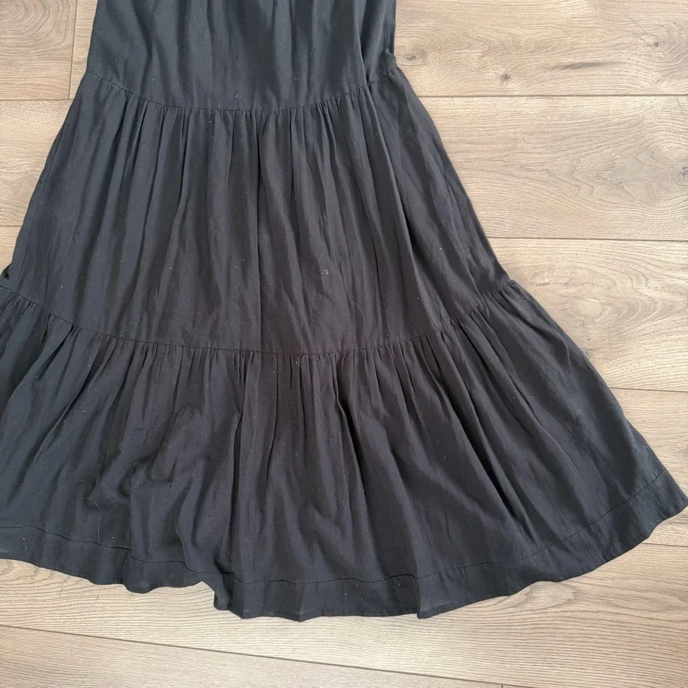MIKOH Black Women's Dress Size 1 (Small) 100% Cotton - Picture 4 of 7
